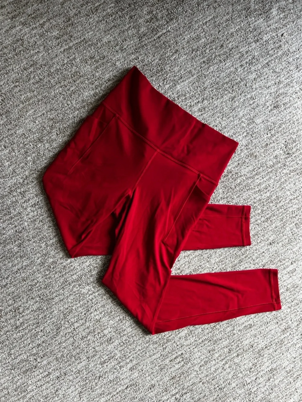 Athleta Salutation Stash Tight Small Red - Picture 2 of 4